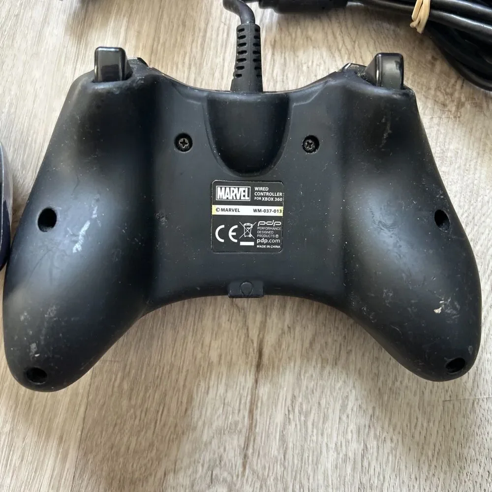 Xbox 360 Third Party Wired Controller Lot Of 4 Marvel Disney Infinity UNTESTED